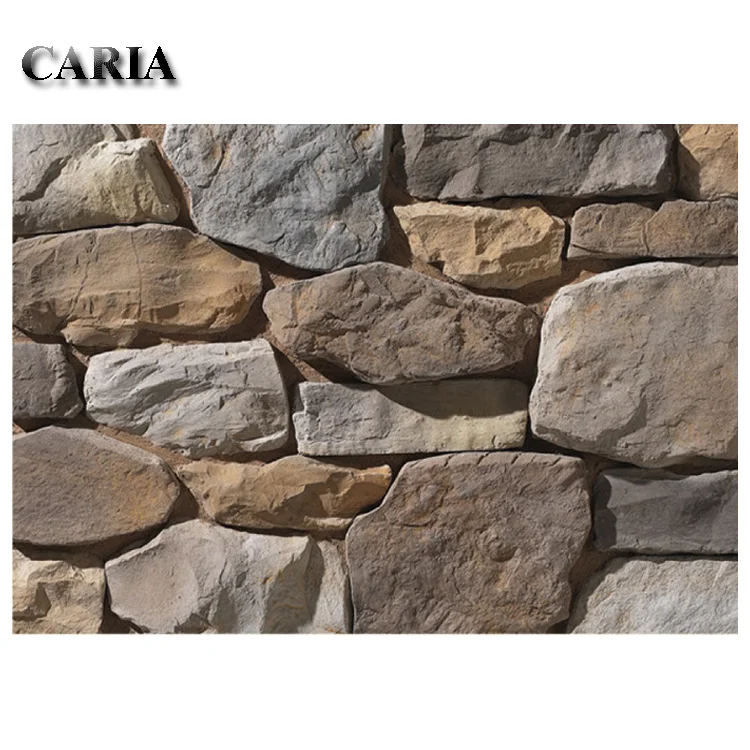 
prefab stone wall/stone hardboard wall panel/wall cladding split face stone 