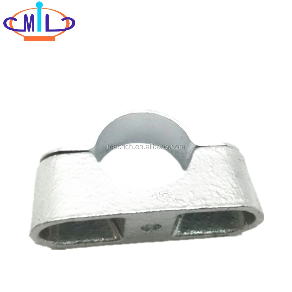 
wholesale factory price galvanized malleable iron pipe clamp 3/4 