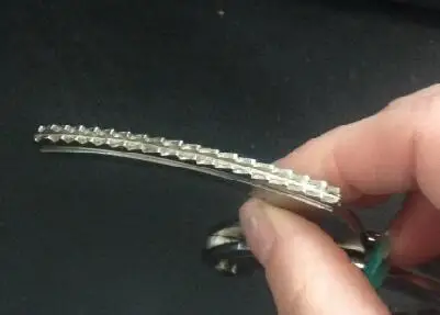 nij standard carbon steel handcuffs with double low teeth