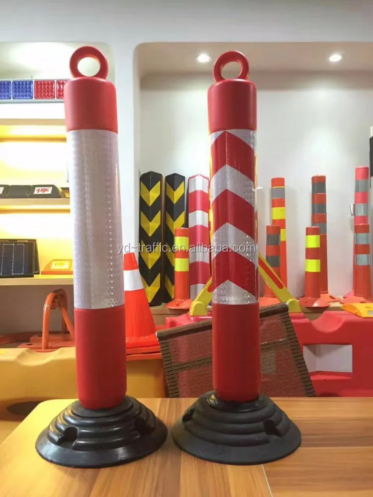 1.2M Flexible Plastic Parking Post Traffic Post Driveway Barrier Post