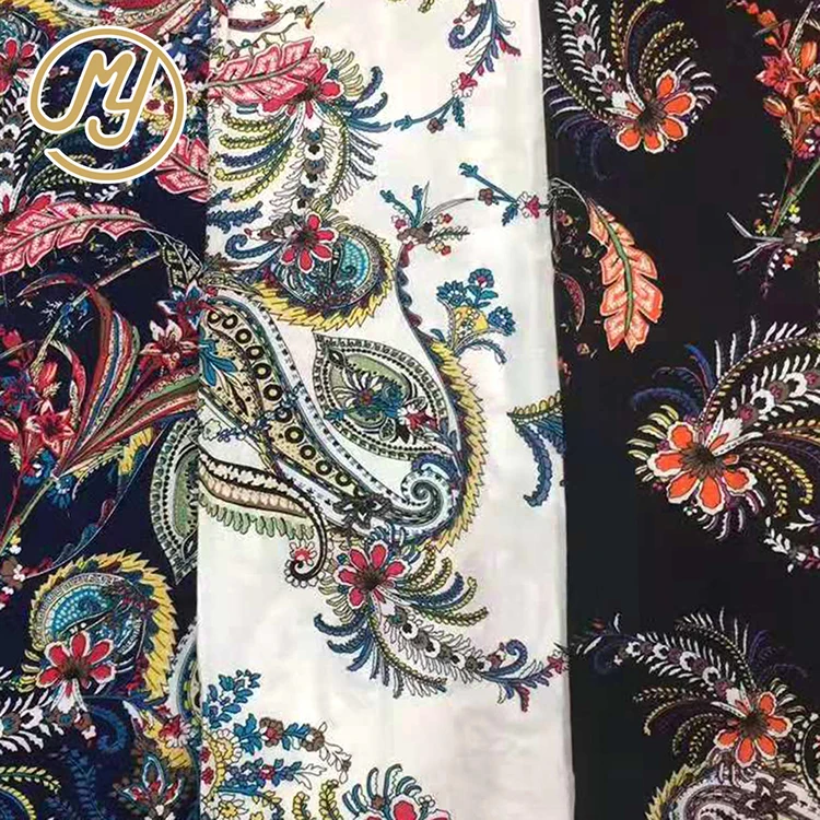 
New arrive OEM customized colorful soft rayon fabric made for dress 