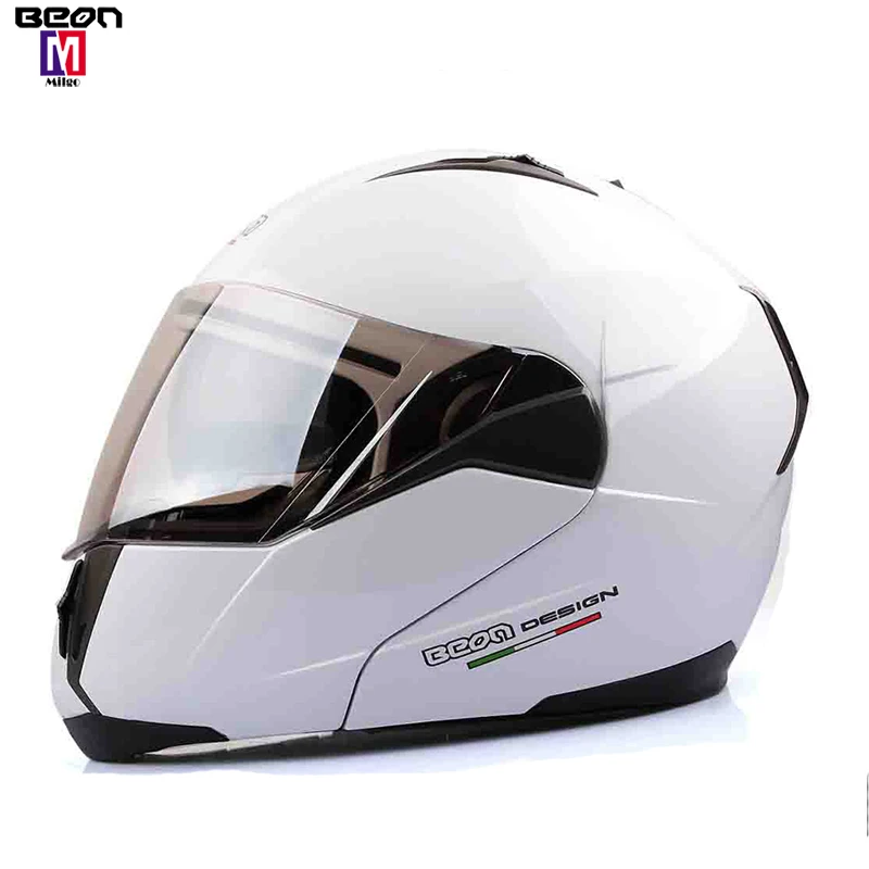 ECE approved Full face Motorcycle helmet Flip up open face moto with dual visors motocicleta capacete