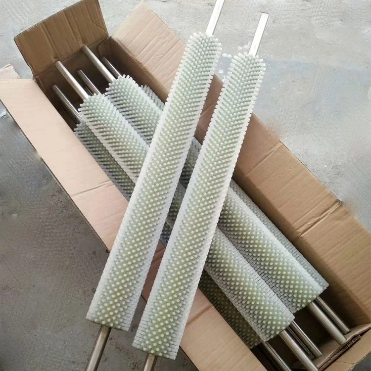 Industrial Customized Food Cleaning and Peeling Nylon Brush Roller for Machine