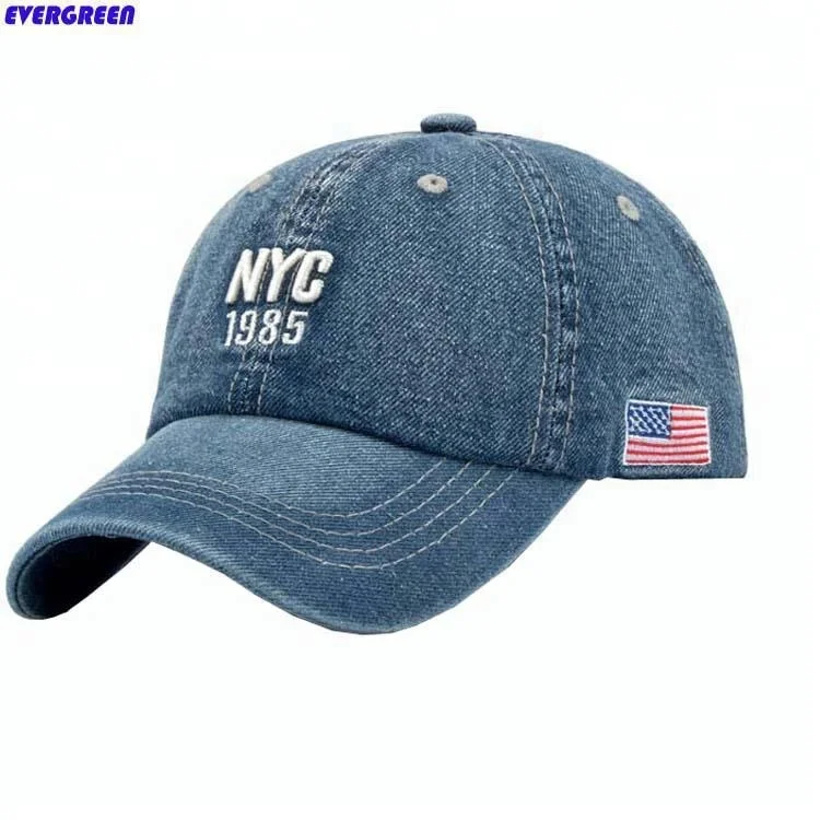
High quality baseball cap ny jeans cap 