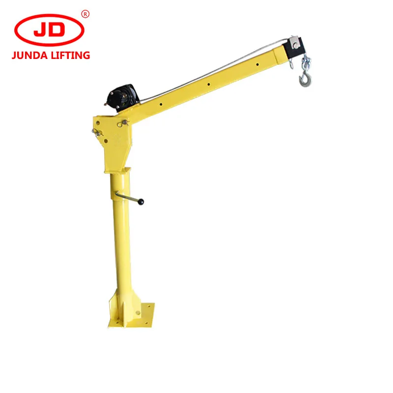 12v small mini truck mounted crane/portable mini crane