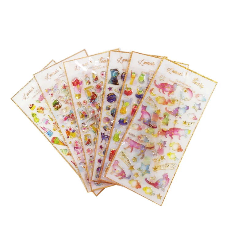 Custom high quality 3M adhesive circle epoxy domed sticker