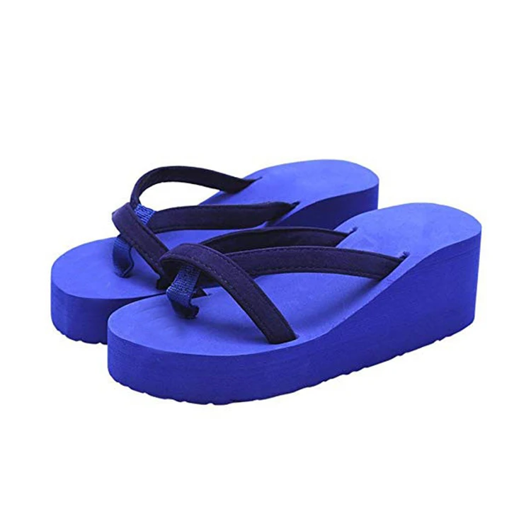 wedges heels slippers lady outdoor