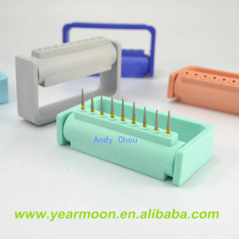 Wholesale Price Dental Plastic Bur Holders For Handpiece Burs /Endo Files Block /Bur box