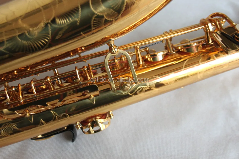 Lacquer Tenor Saxophone Gold High Grade Tenor Sax Like 82Z Brass Tide Music Bakelite CN;SHN TS3082 BB