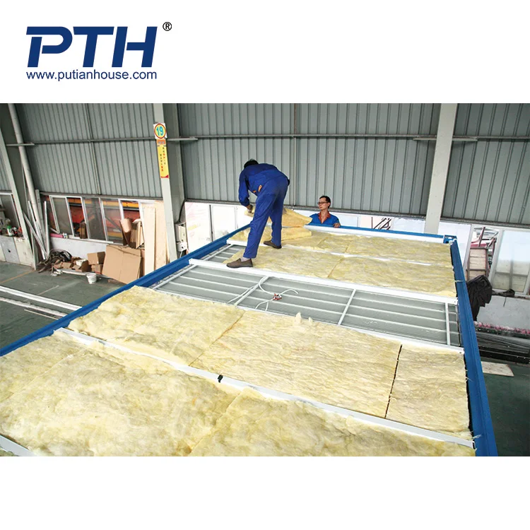 Factory price Detachable container houses steel prefabricated home high quality 20ft flat pack container house kit for sale