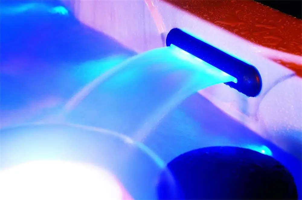 Sunrans luxurious acrylic outdoor spa air whirlpool hydro hot tub for 5 people