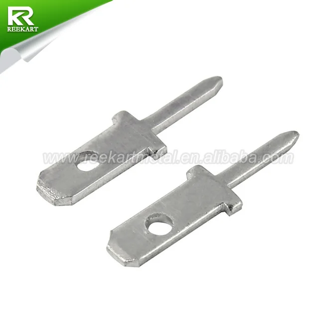 Китайская Фабрика 110 187 205 250 латунная Оловянная паяльная вставка faston type tab pcb Terminal