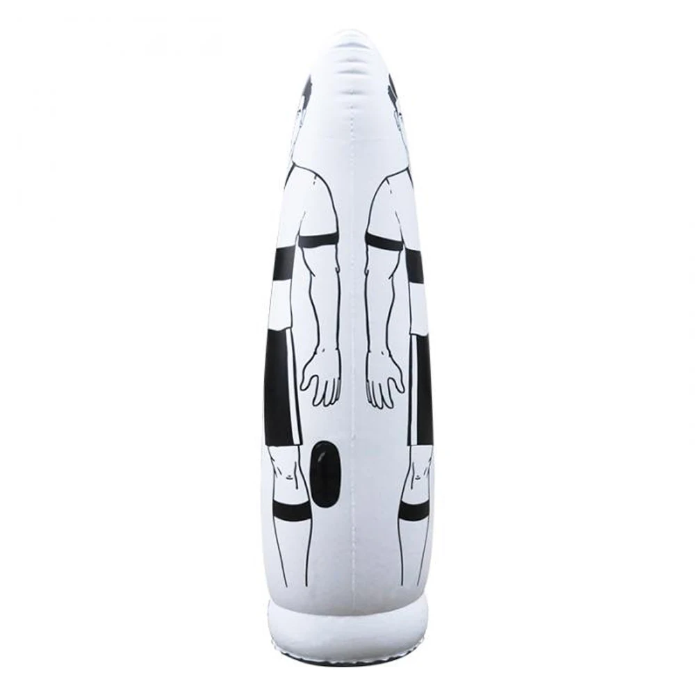 Hot sale PVC inflatable portable football dummy/goal keeper soccer training  dummy