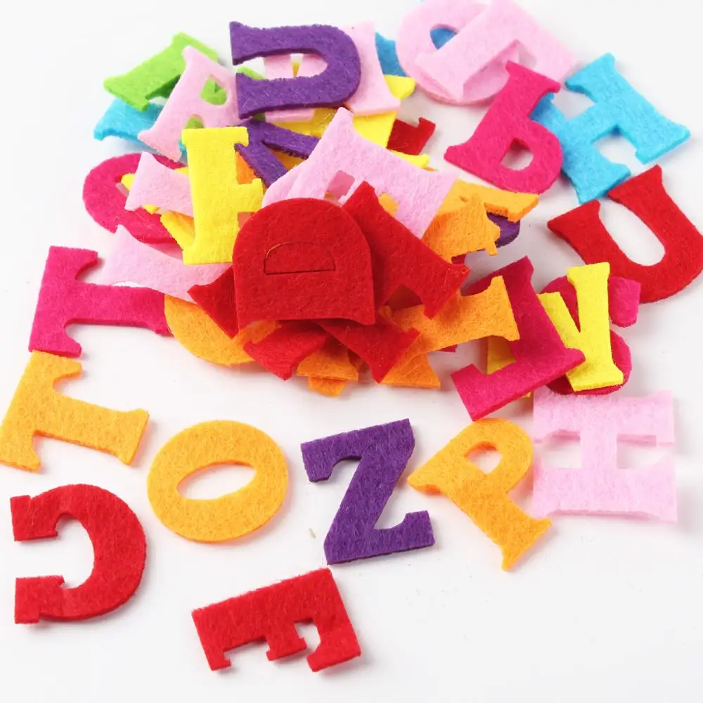 Die Cut out alphabet letter felt A to Z for DIY craft Project