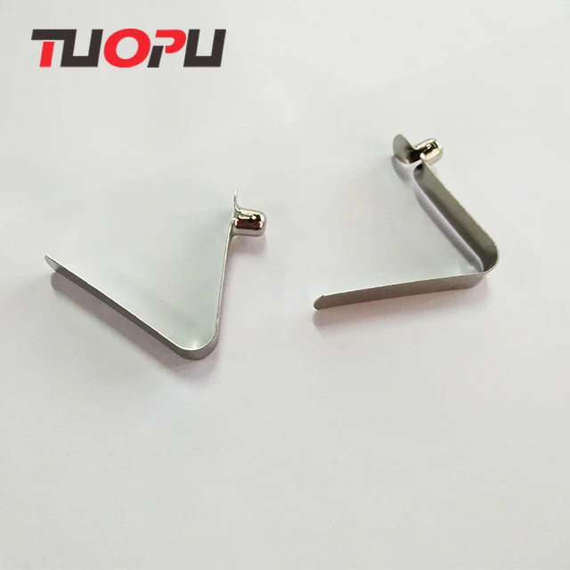High Quality 65Mn tube spring clips push button clip