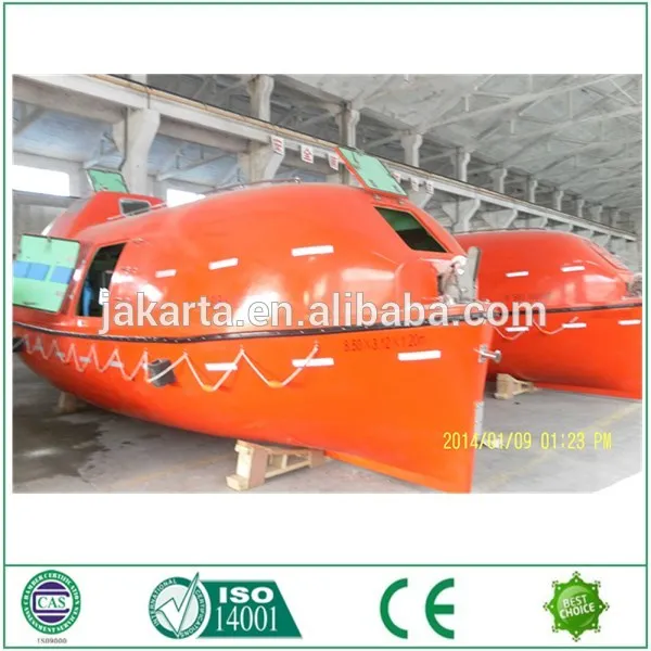 hot searchlight of lifeboat/ SOLAS manufacturer 5.0 mtr totally enclosed used lifeboat