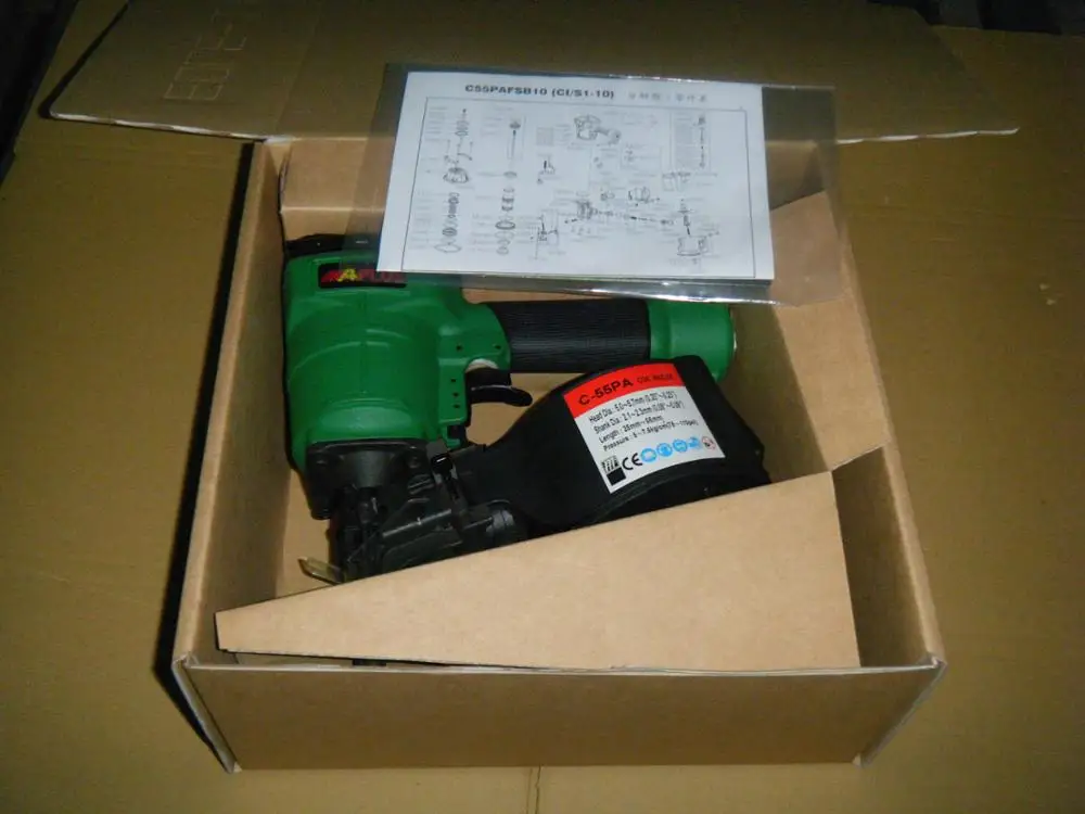 APLUS C-55PA MAX CN55 Air Coil Nailer 2.1-2.3mm SHANKS FOR PALLET APPLICATION
