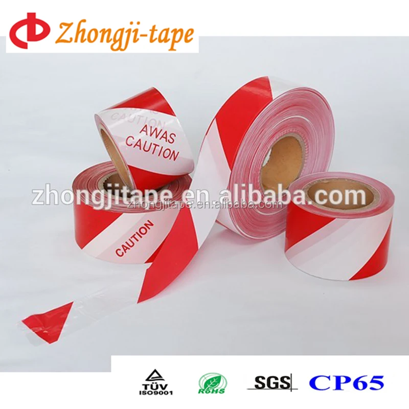 Factory directly offer High visibility  PE custom design barrier tape