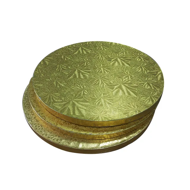 wholesale disposable round silver foil cake drum boards cake boards cake base