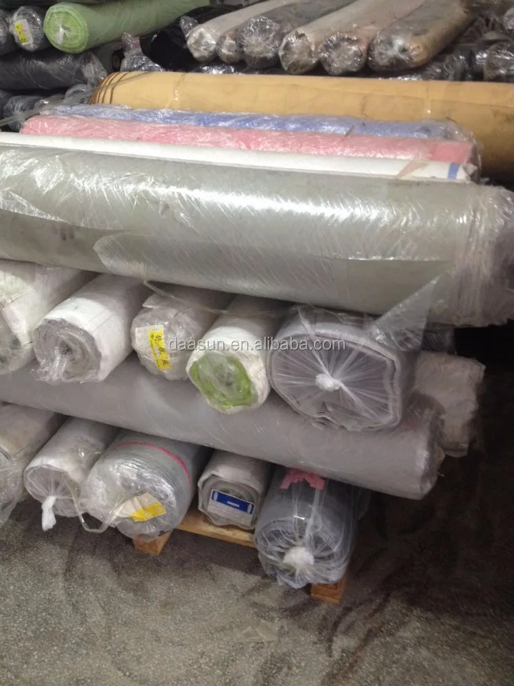 PU artificial Leather With Non-woven backing Stock Lot