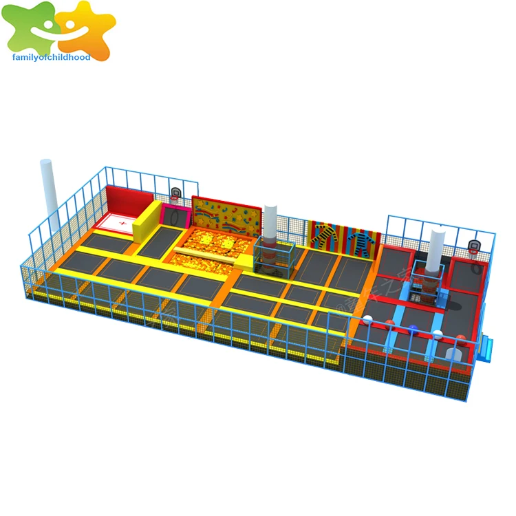 Commercial kids trampoline amusement equipment  trampoline parks for children play