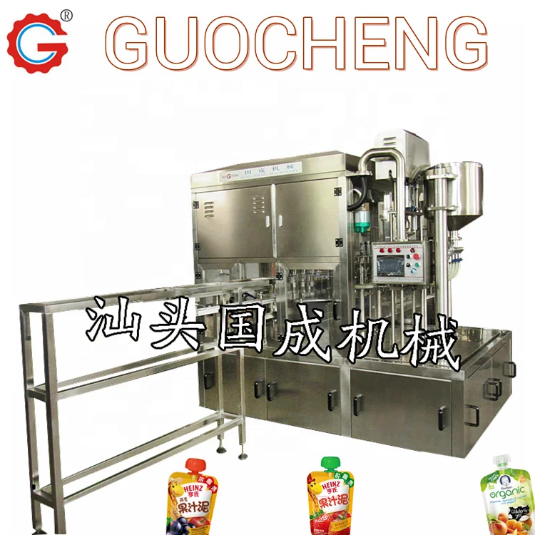 Spout Pouch Filling Capping Machine  Automatic Mushroom Bag Filling Machine