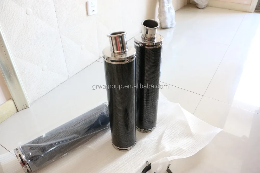 Высококачественная выхлопная система для мотоцикла, выхлопной глушитель из углеродного волокна