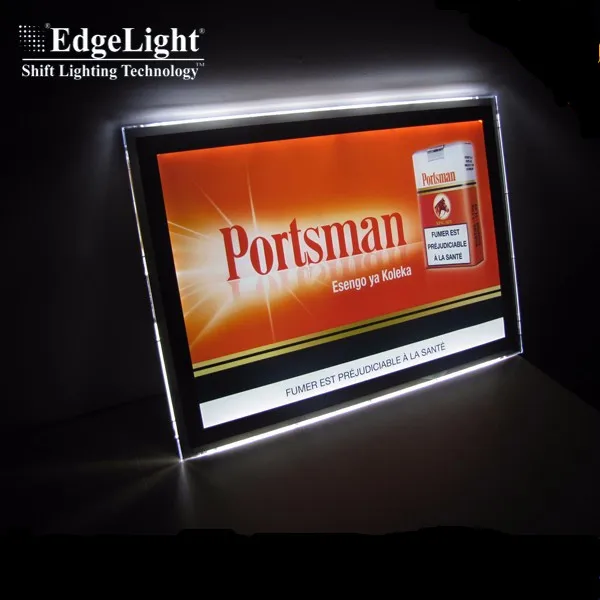 High Quality Led Plexiglass Crystal Light Box