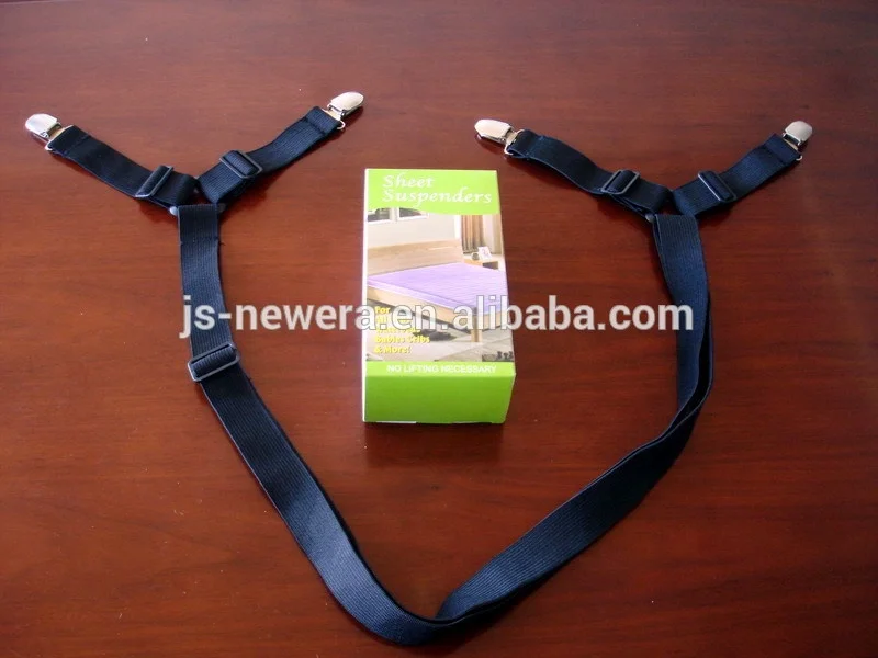 
Metal Bed Sheet Grippers,2pcs/color box 