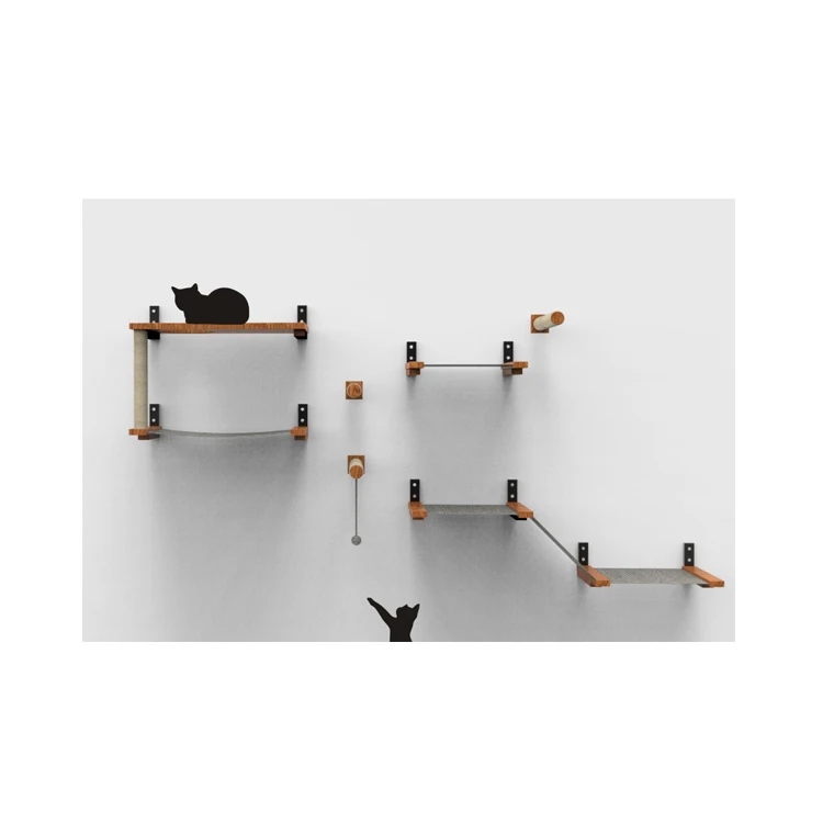 
small pet use fashion Eco-friendly cat furniture wooden cat house 