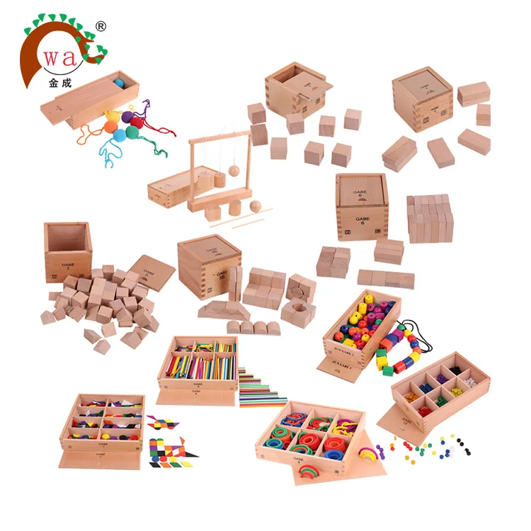 
Montessori Educational Wooden toys sets 