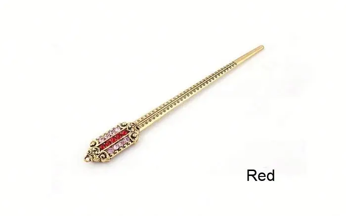 
Vintage hair accessories rhinestone metal hair sticks for sale 