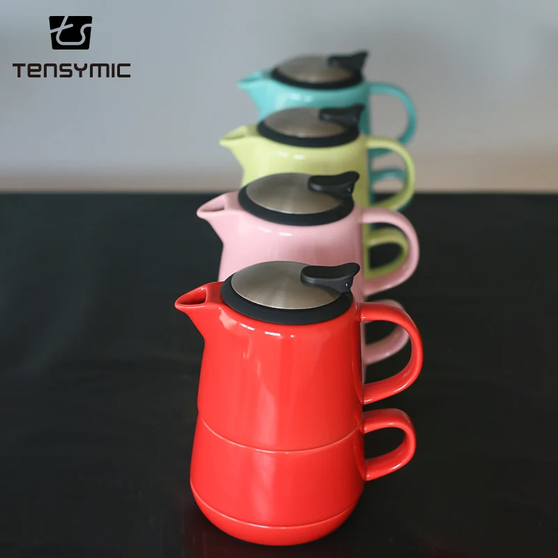 New arrival chinese ceramic teapot with Stainless steel filter