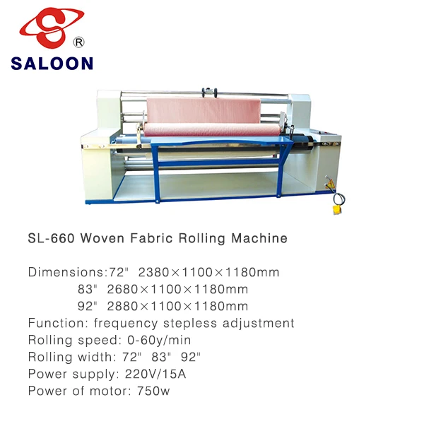 Fabric Unfolding Disk Foot Emergency Switch Woven Fabric Rolling Machine