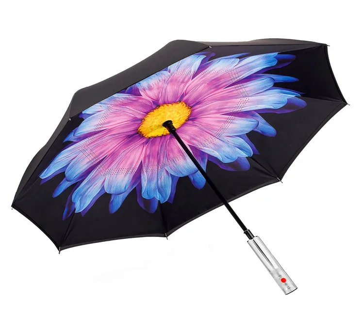 unique fold Led umbrella OEM/ODM big flower Led umbrella kids