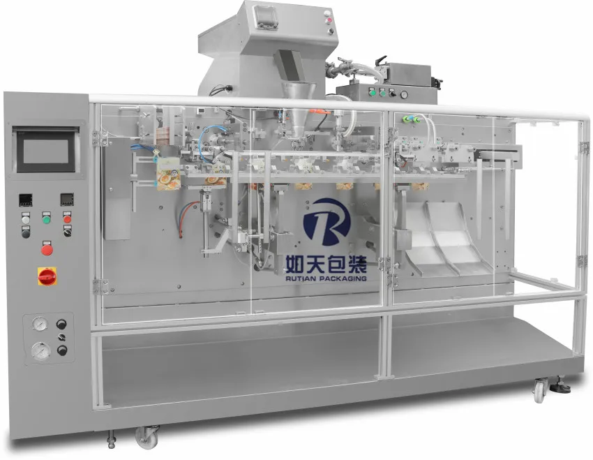 Automatic bag form filling and sealing machine
