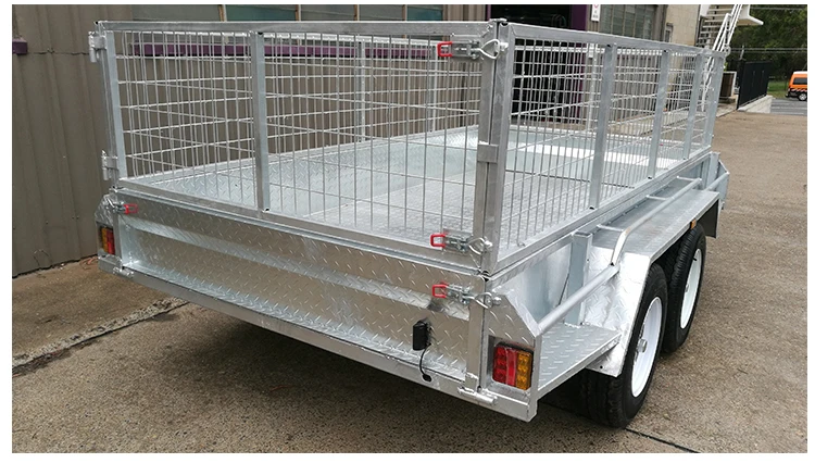 
Trailer For Sale 3500KG 8x5 10x5 10x6 12x6 Heavy Duty Tandem Trailer Box Trailer 