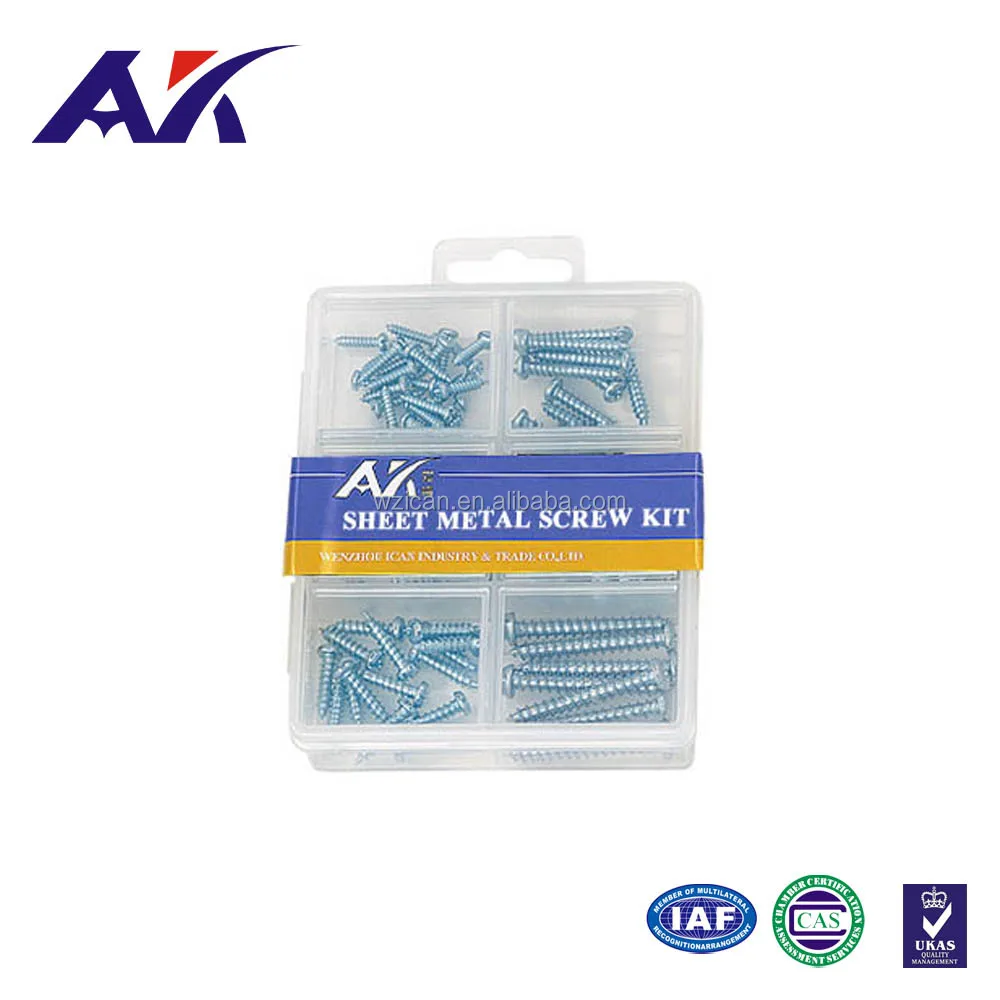 100 шт. Высокое качество ассорти саморез комплект alibaba.com новый дизайн