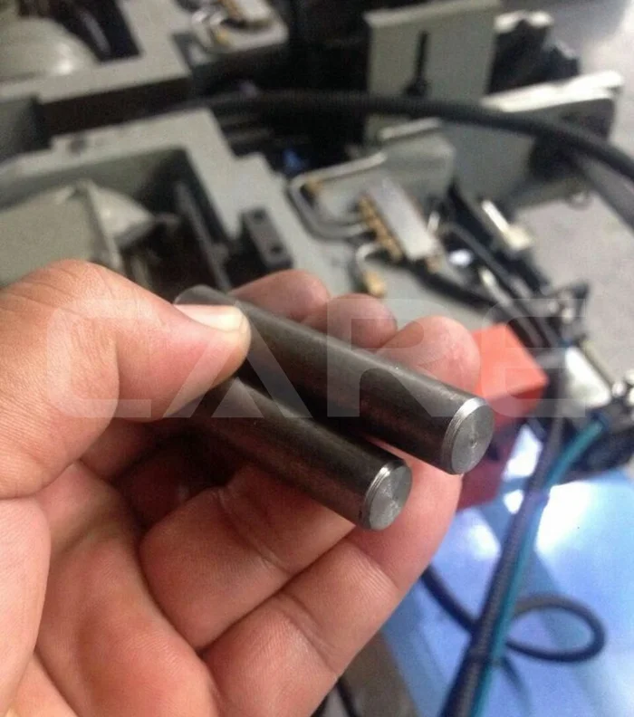 Automatic pneumatic control double end chamfering machine bolt chamfering machine