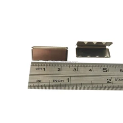 Ivoduff Rainbow Color Metal Rope End Clip, 1Inch Strap Ends With different Colors