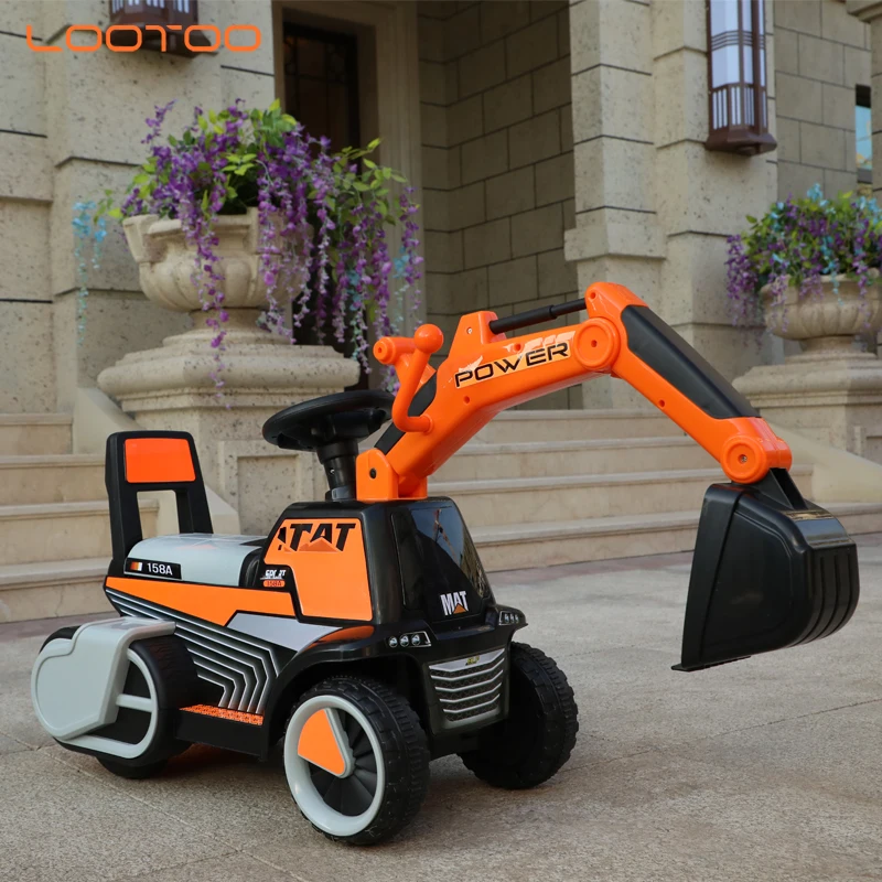 China factory cheap price electric children construction car toy excavator
