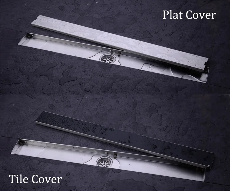 Floor Drain Tile Insert Square Floor Bathroom Shower Drain 304 Stainless Steel