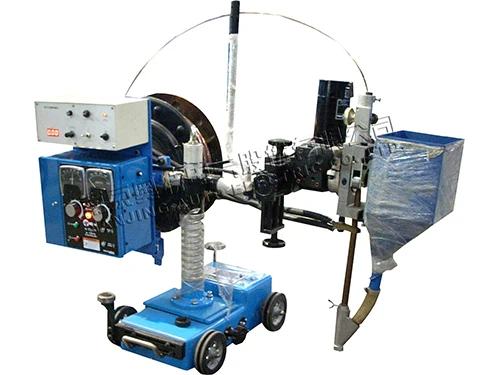 Tank tractor/ fillet corner arc welding machine