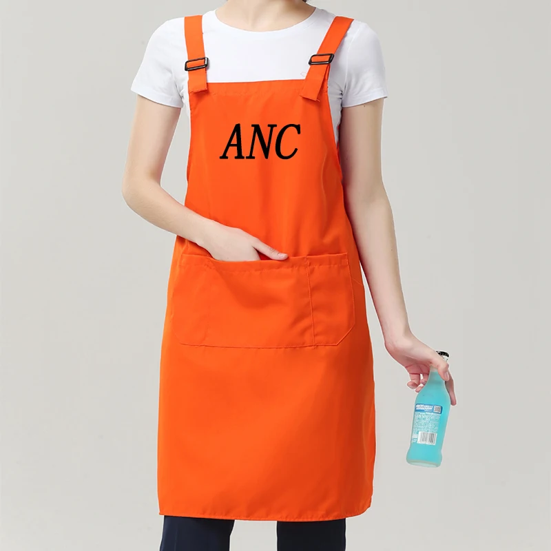 
Wholesale Promotion Custom Kitchen Logo Beauty Chef Waist Cotton Apron 