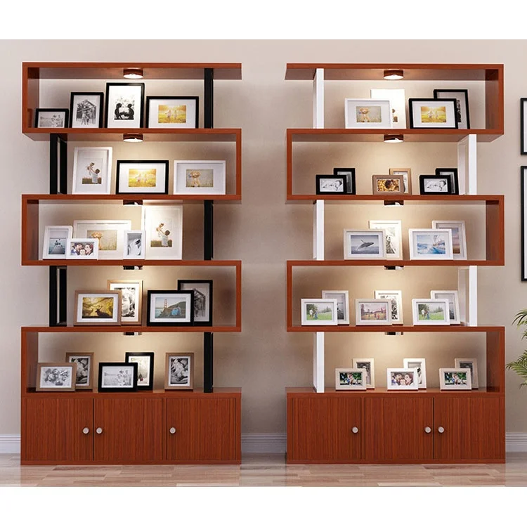 Wood Shelving Display Shelf for Grocery Packaged Foods In Supermarket