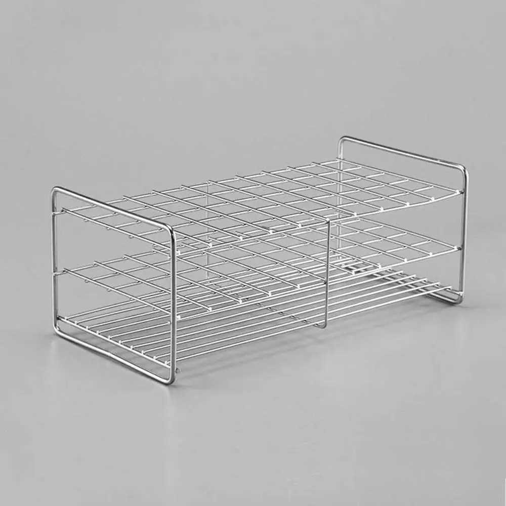 Gelsonlab HSG-041 из нержавеющей стали а-ля тестовый Штатив для пробирок, 50 отверстий, наружный диаметр недопустимы труб 20-22 мм, колючей проволоки, 10x5 Forma