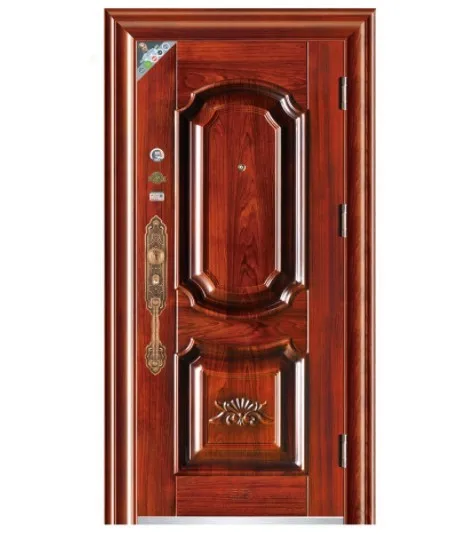 China supplier entry steel security flat safety door designs used metal security doors