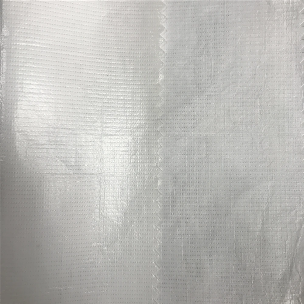 Waterproof non woven fabric Tyvek laminated clear TPU film