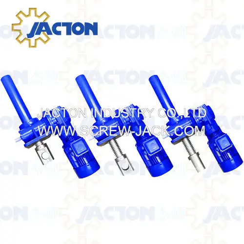 thailand client JTW-15T to JTW-35T electric motor motorized screw jack for raising system for raise lower the tower