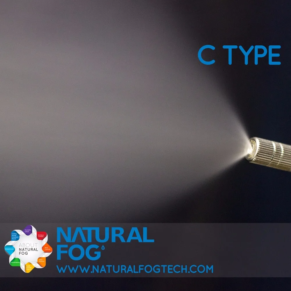 Taiwan Natural Fog Fine Droplet Stable Flow Rate Greenhouse Ceramic Nano Mist Nozzle